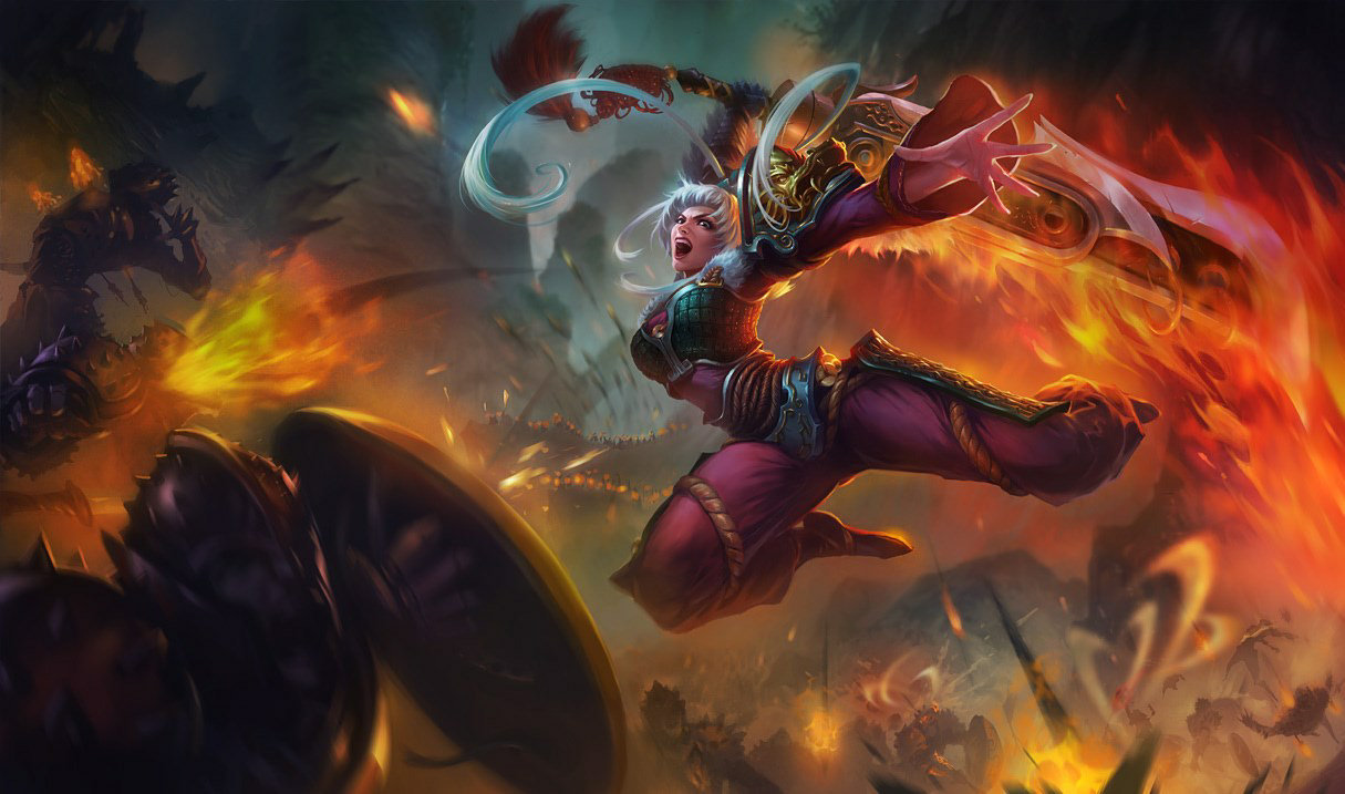 Dragonblade Riven splash art