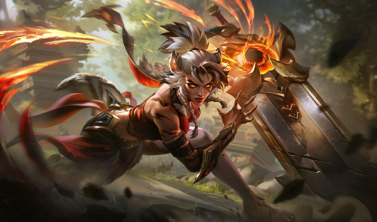 Primal Ambush Riven splash art