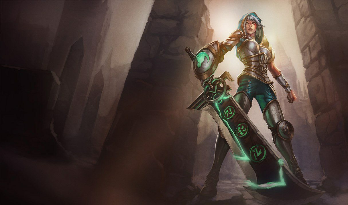 Redeemed Riven splash art
