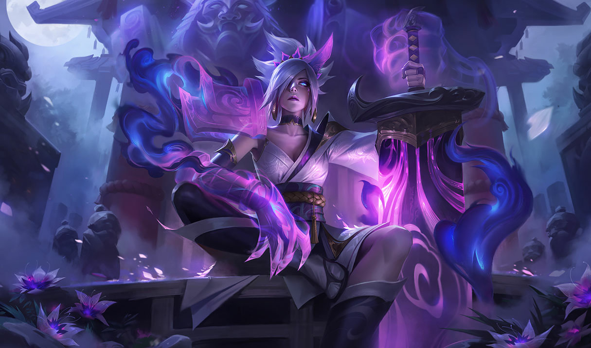 Spirit Blossom Riven splash art