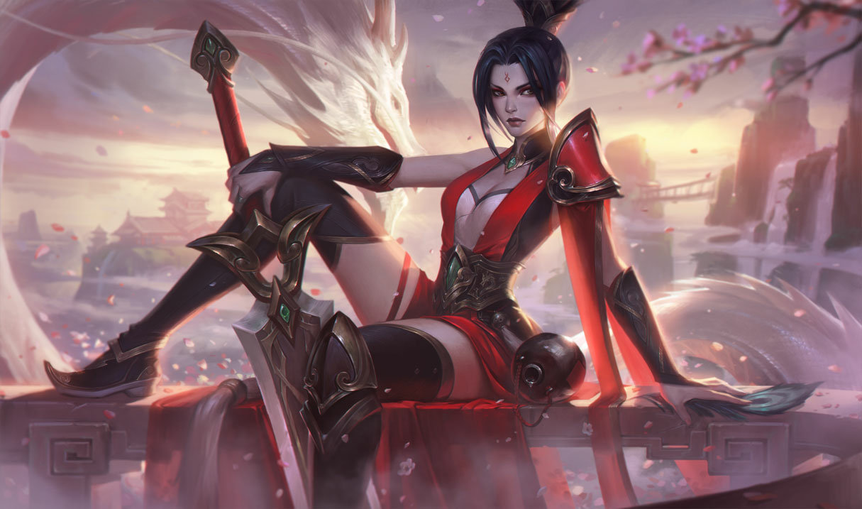 Valiant Sword Riven splash art