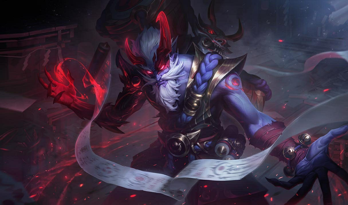 Blood Moon Ryze splash art