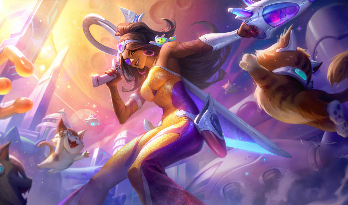 Space Groove Samira splash art