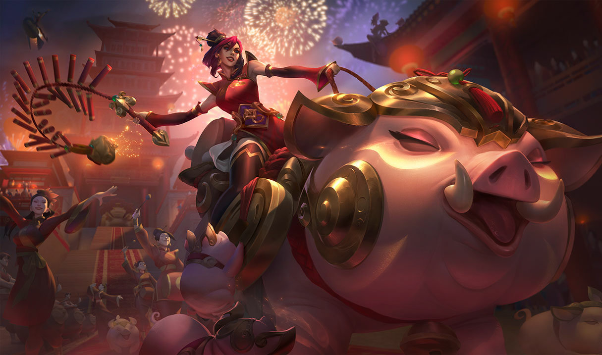 Firecracker Sejuani splash art