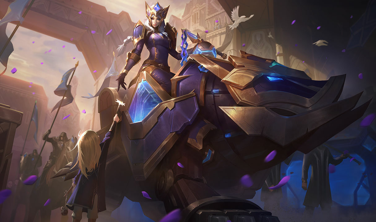 Hextech Sejuani splash art