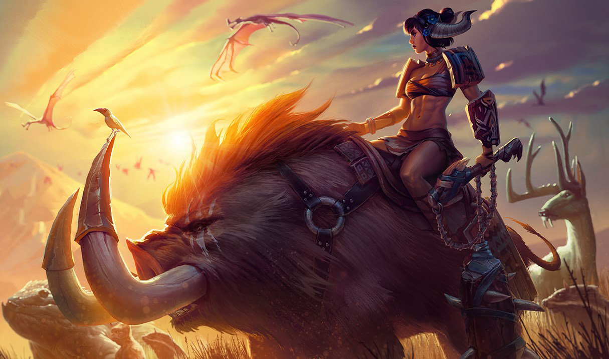 Sabretusk Sejuani splash art
