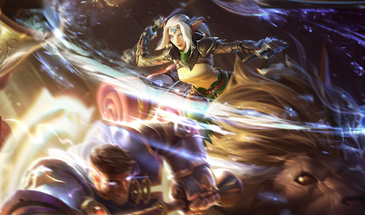 Sejuani Dawnchaser splash art