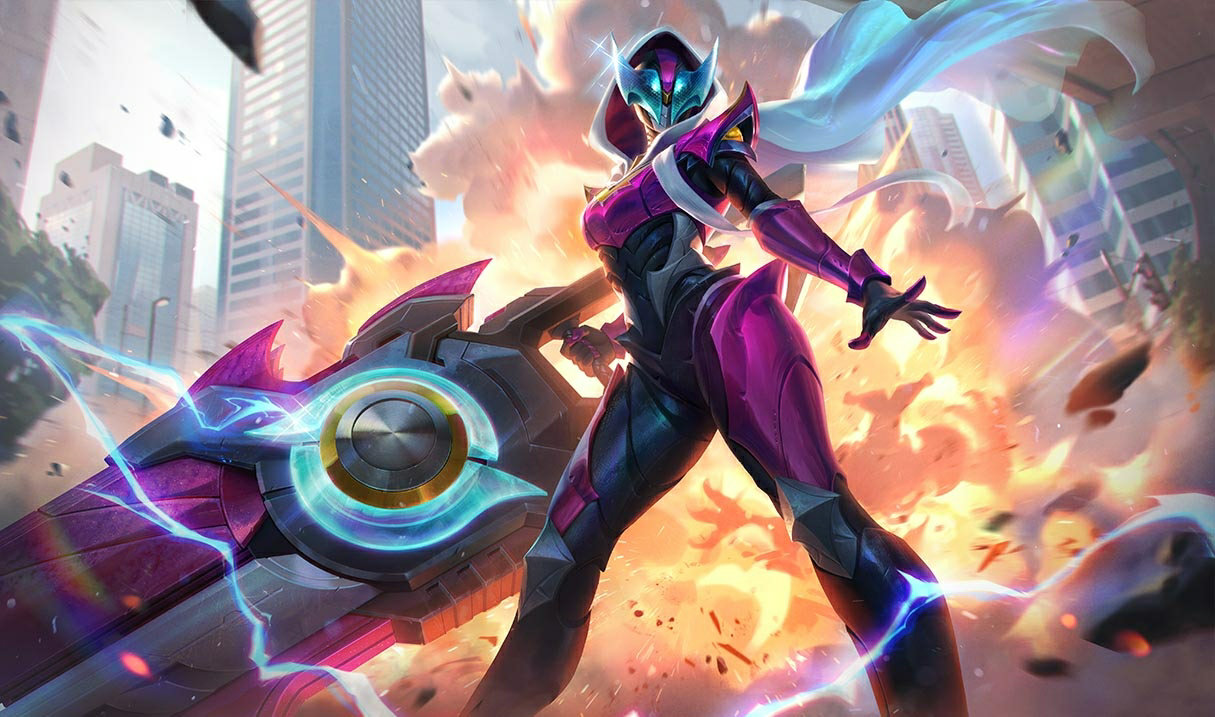 Masked Justice Senna splash art