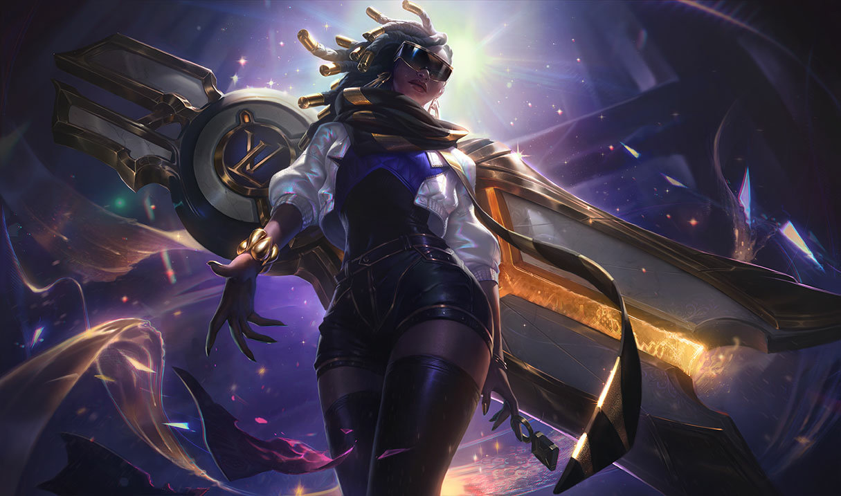 Prestige True Damage Senna splash art