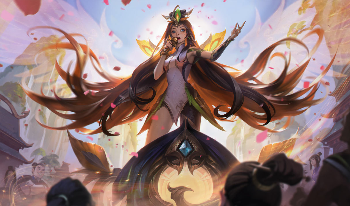 Graceful Phoenix Seraphine splash art