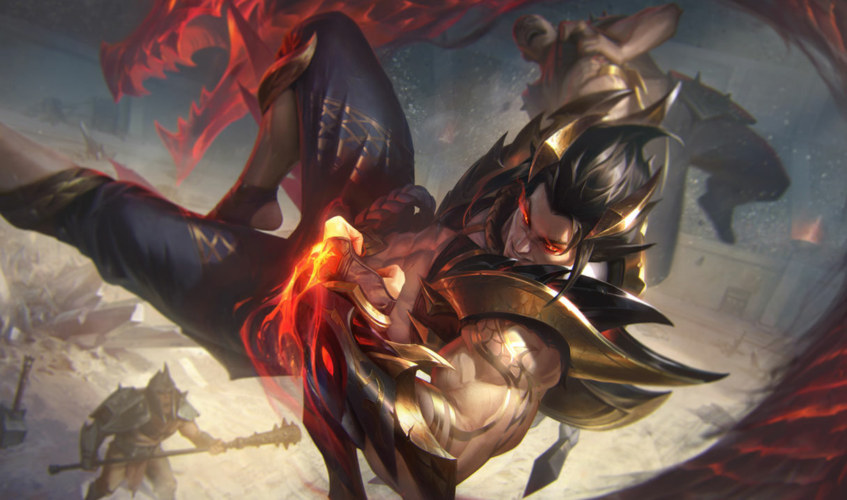 Obsidian Dragon Sett splash art