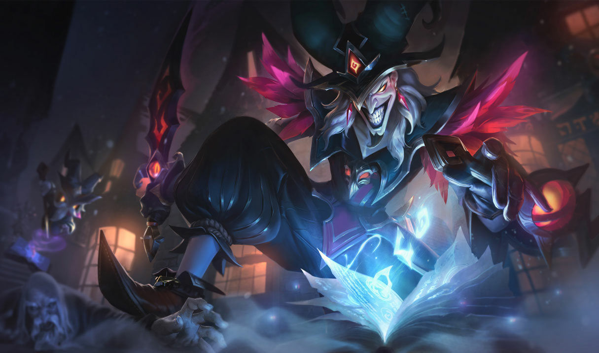 Arcanist Shaco splash art