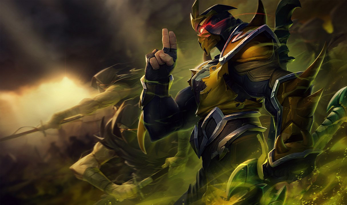 Yellow Jacket Shen splash art