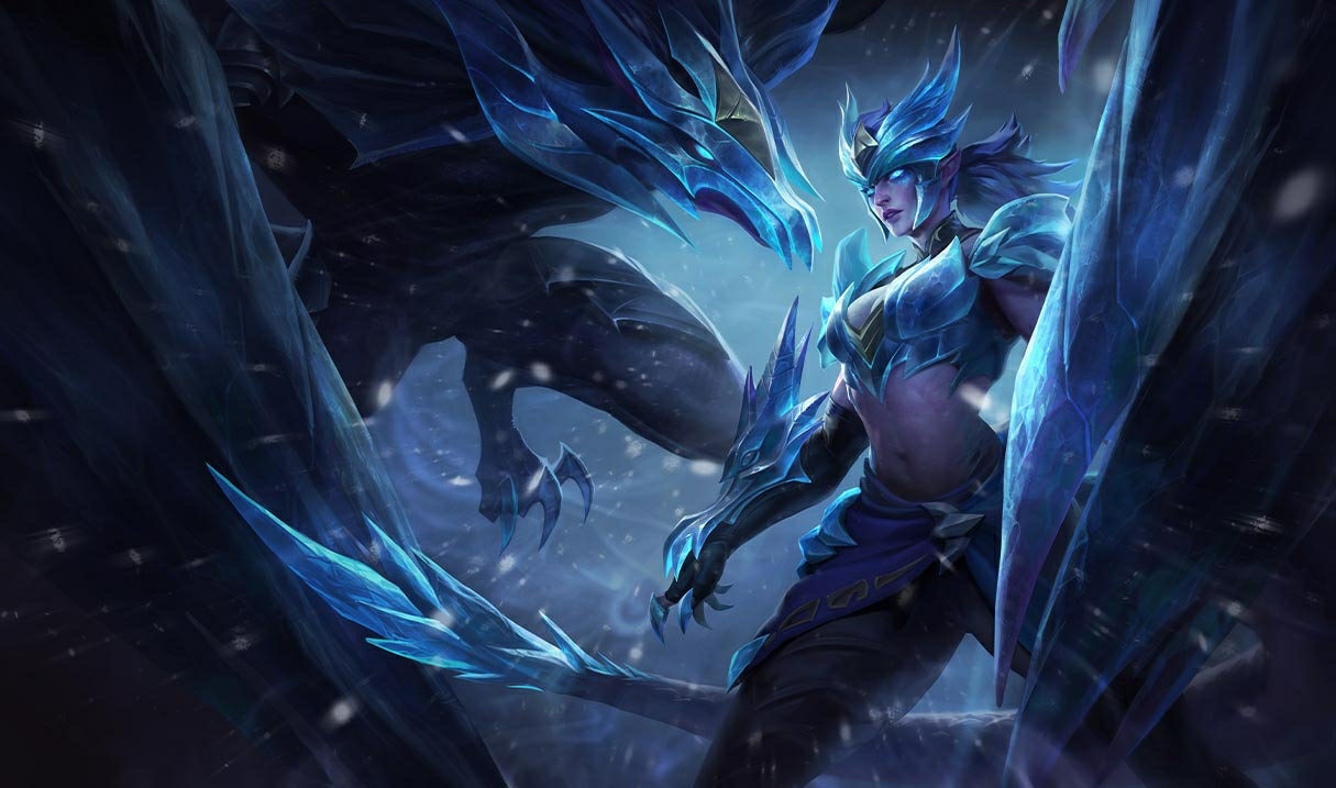 Ice Drake Shyvana splash art