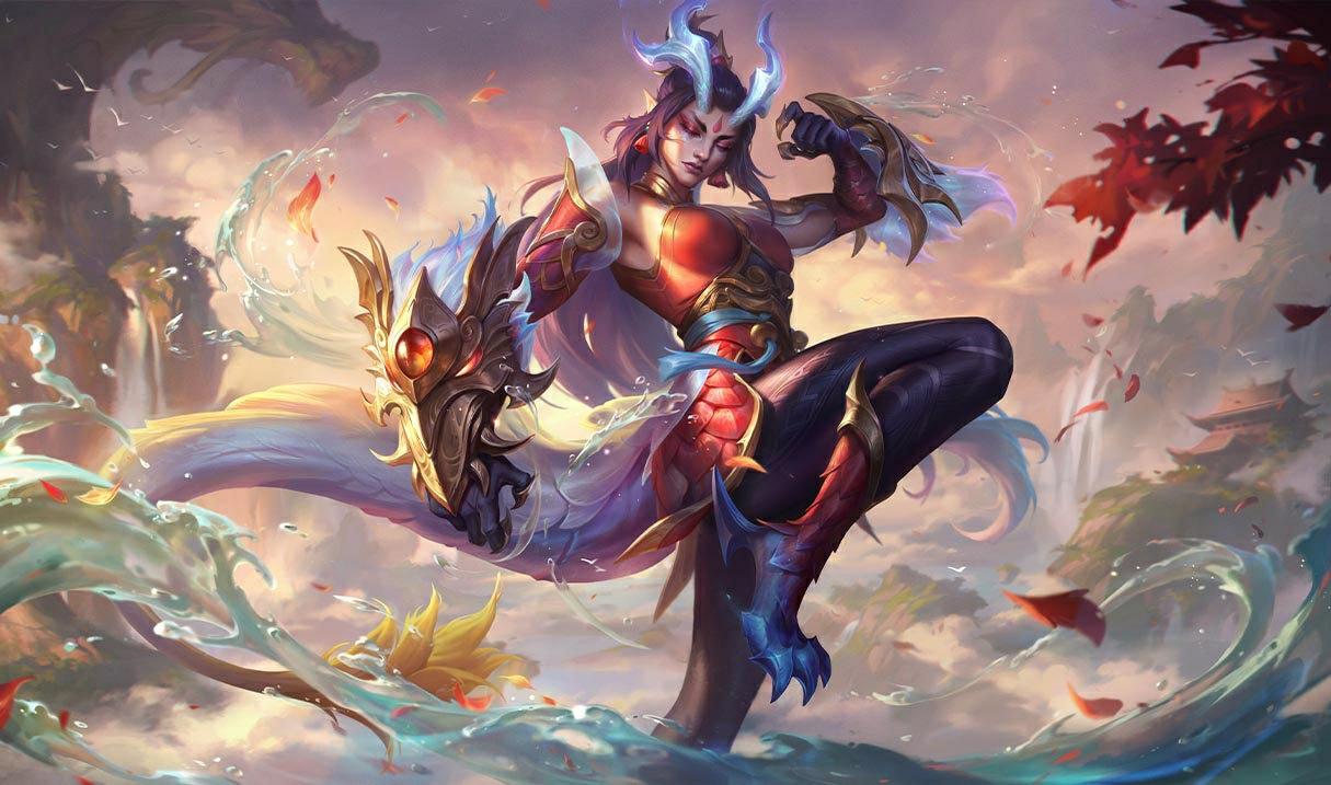 Immortal Journey Shyvana splash art