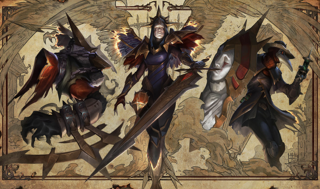 Black Scourge Singed splash art