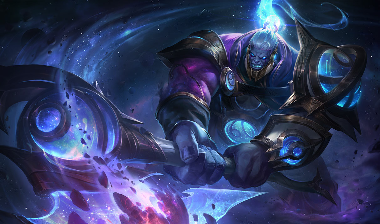 Cosmic Paladin Sion splash art