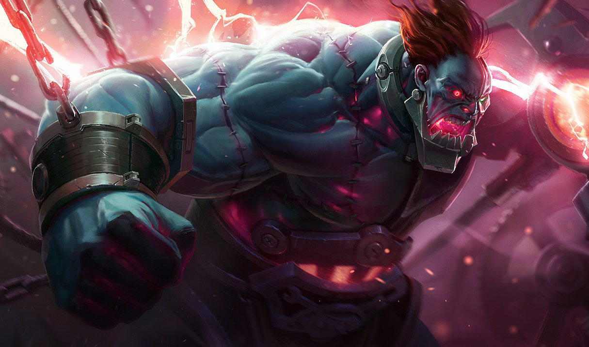 Hextech Sion splash art