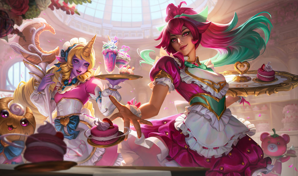 Cafe Cuties Sivir splash art
