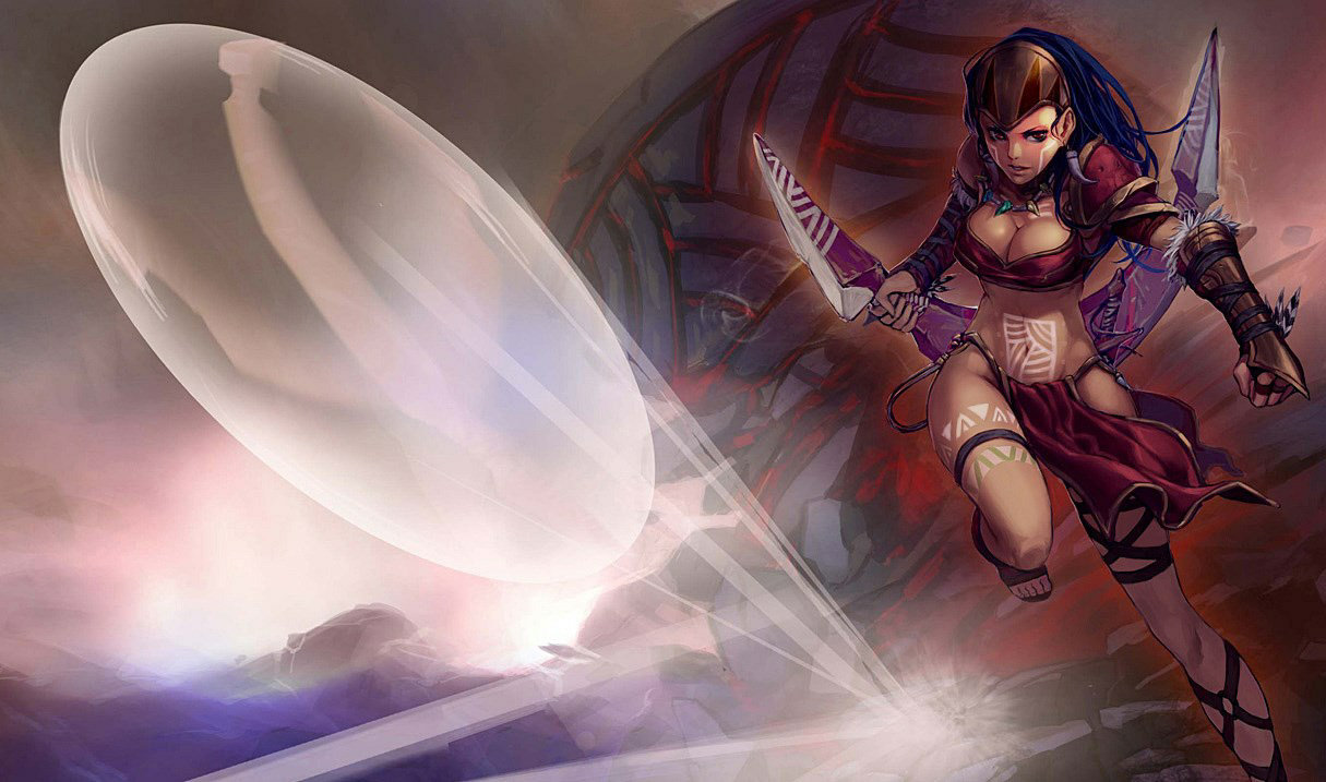 Huntress Sivir splash art
