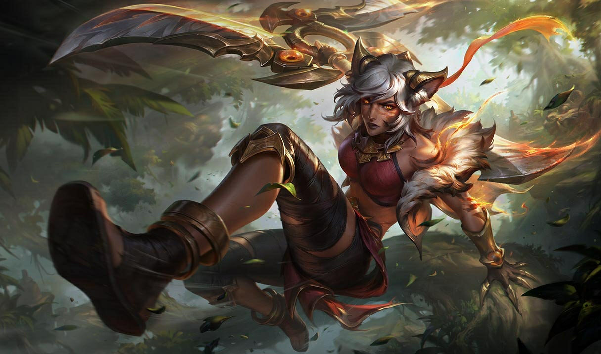 Primal Ambush Sivir splash art