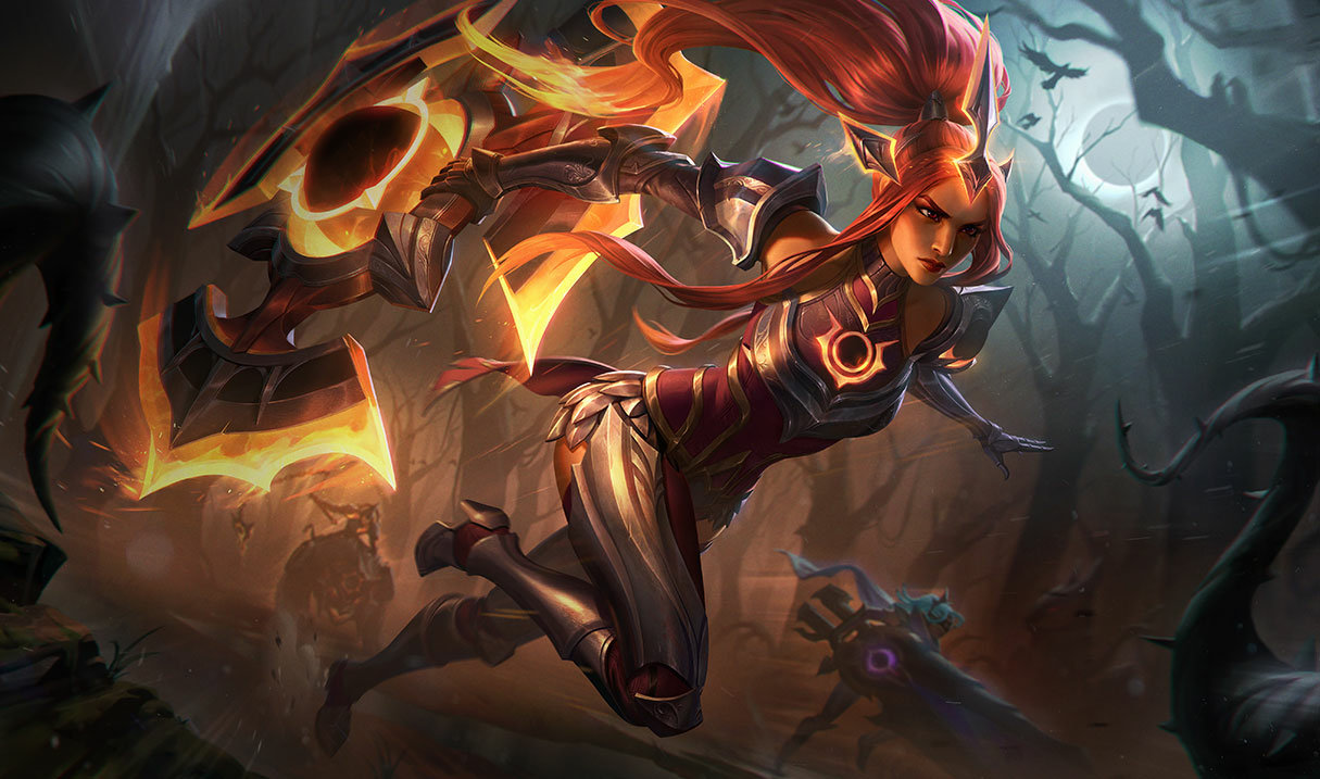 Solar Eclipse Sivir splash art