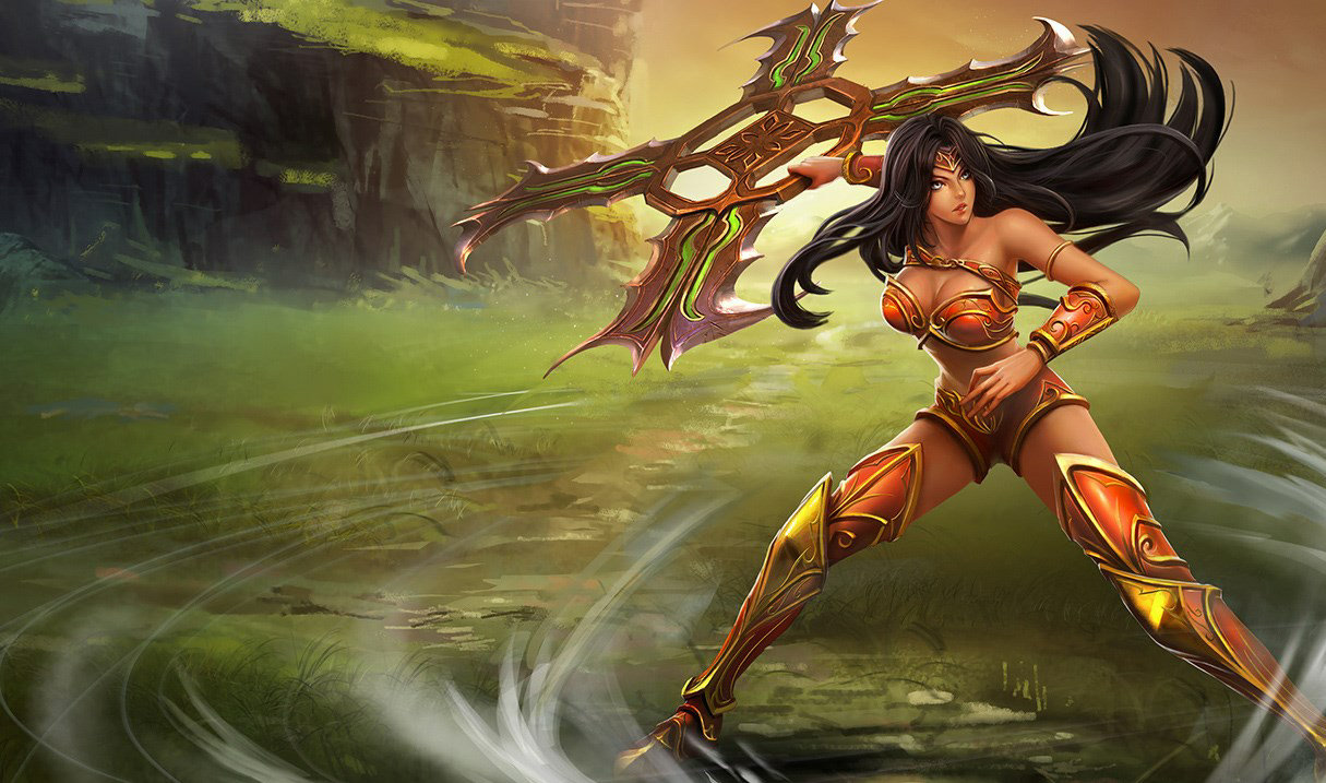 Spectacular Sivir splash art