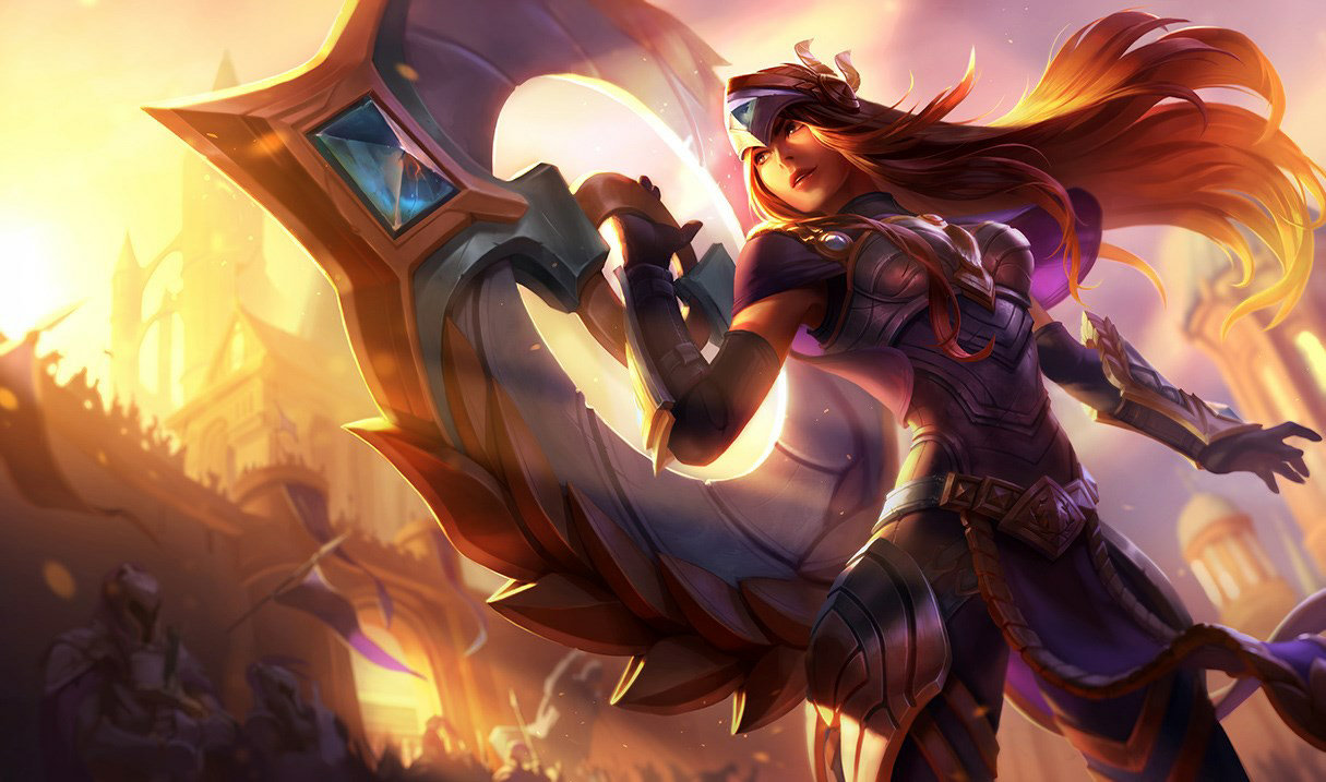 Victorious Sivir splash art