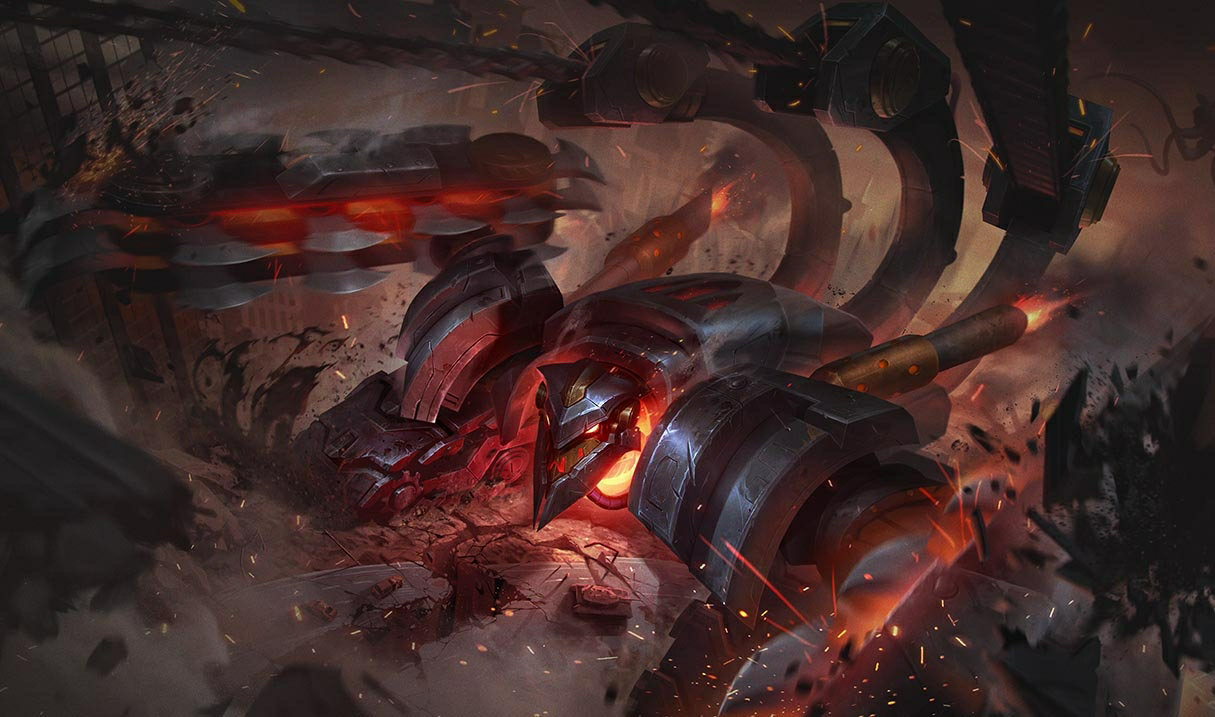 Battlecast Alpha Skarner splash art