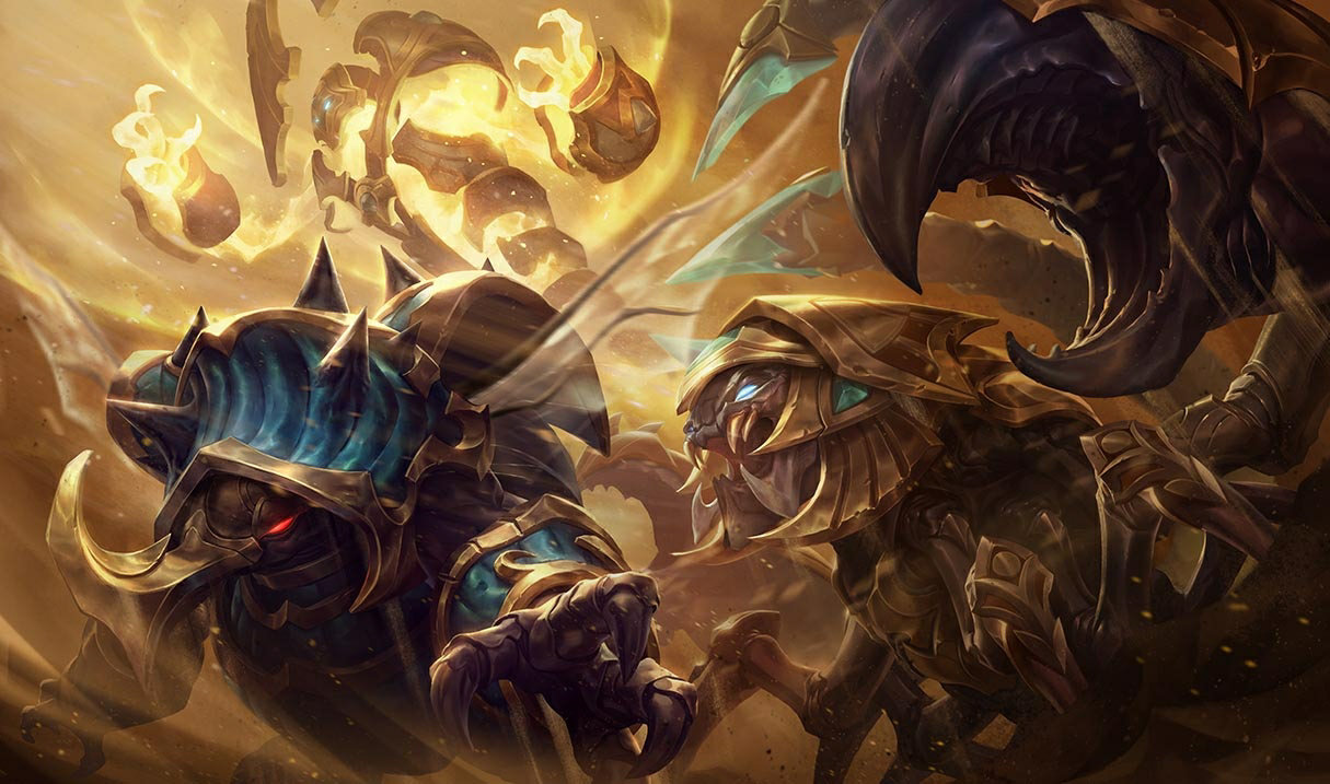 Guardian of the Sands Skarner splash art