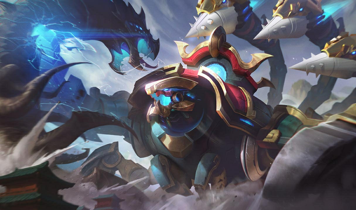 Mecha Kingdoms Skarner splash art