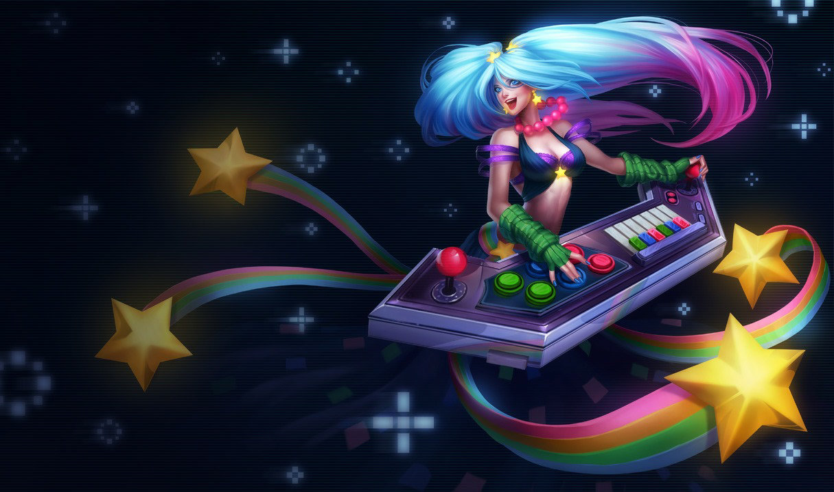 Arcade Sona splash art