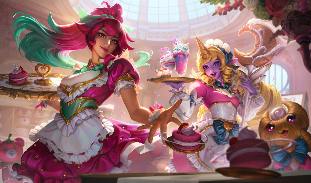 Cafe Cuties Soraka splash art