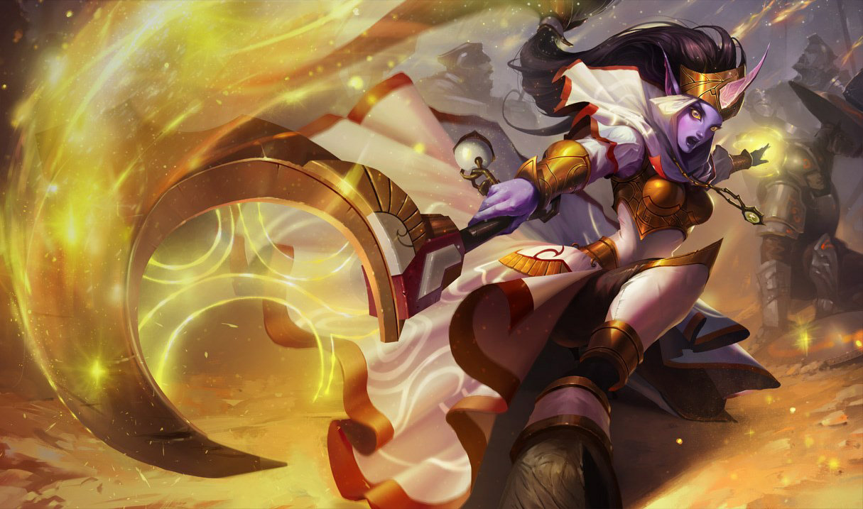 Celestine Soraka splash art