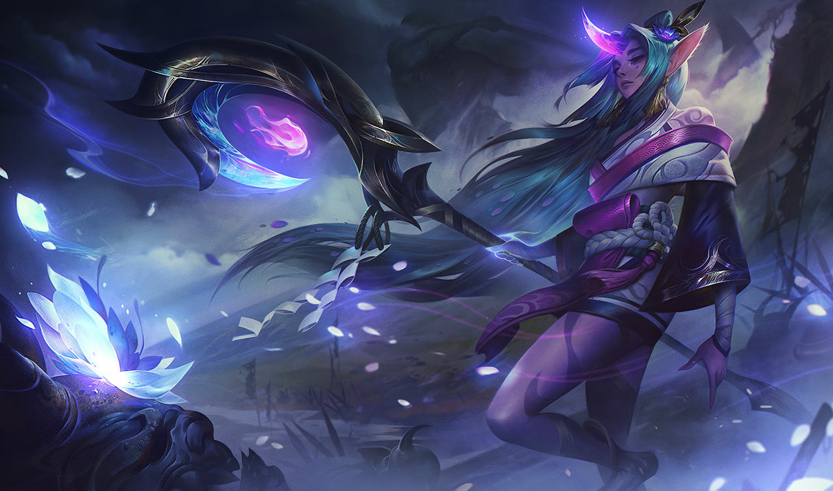 Spirit Blossom Soraka splash art