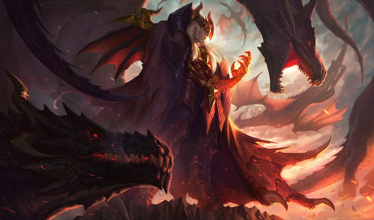 Dragon Master Swain splash art