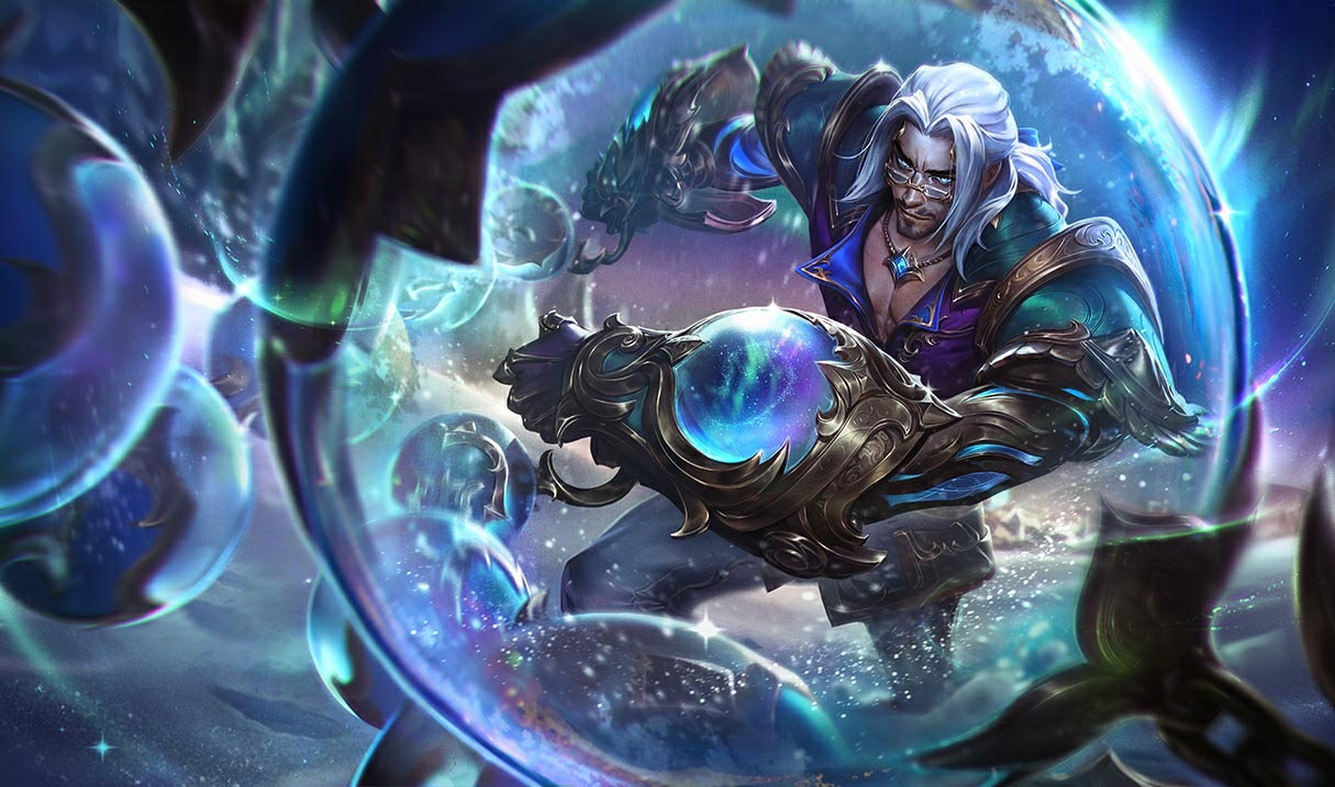Winterblessed Sylas splash art