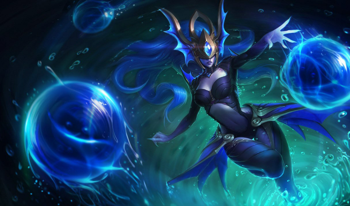 Atlantean Syndra splash art