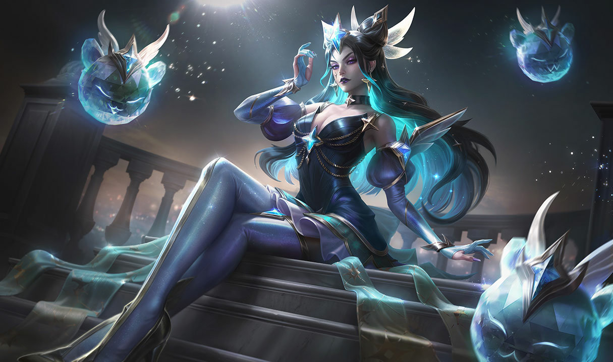 Prestige Star Guardian Syndra splash art