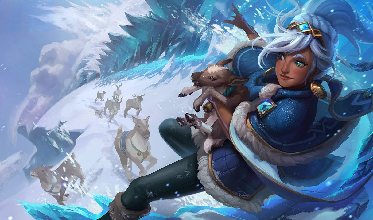 Freljord Taliyah splash art