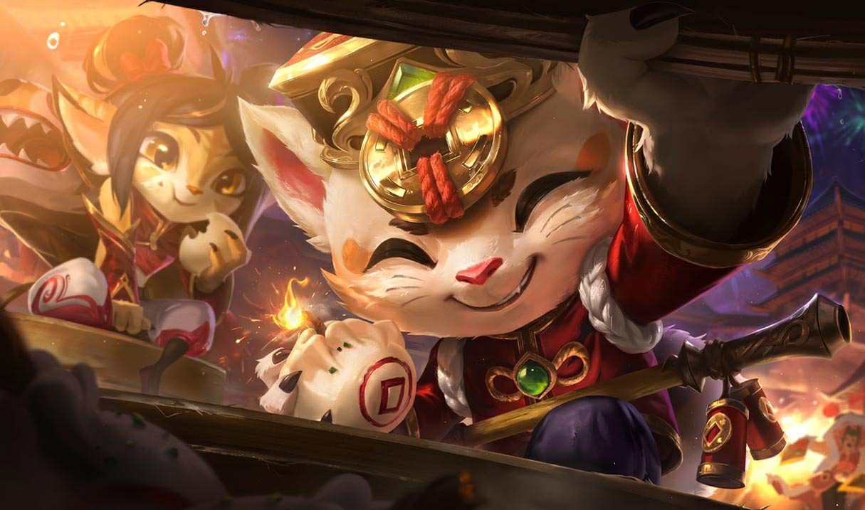 Firecracker Teemo splash art