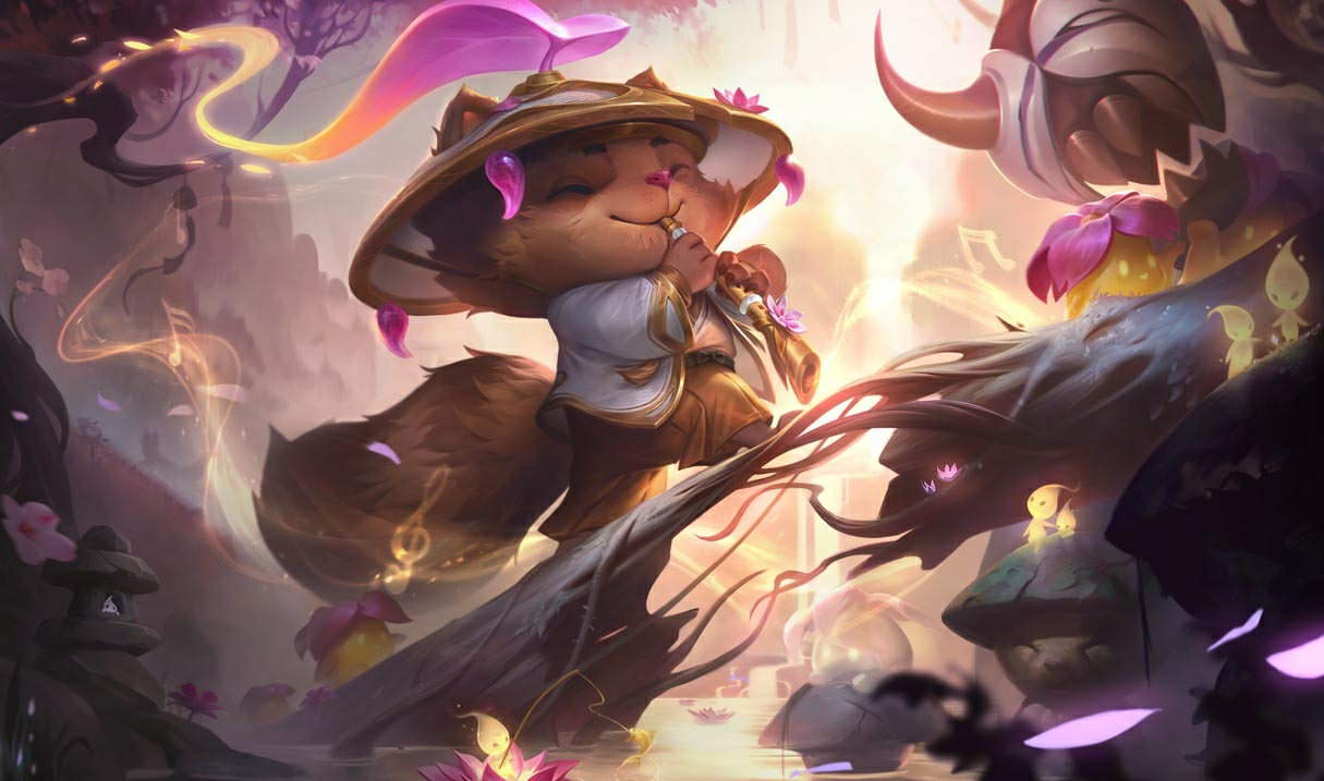 Prestige Spirit Blossom Teemo splash art