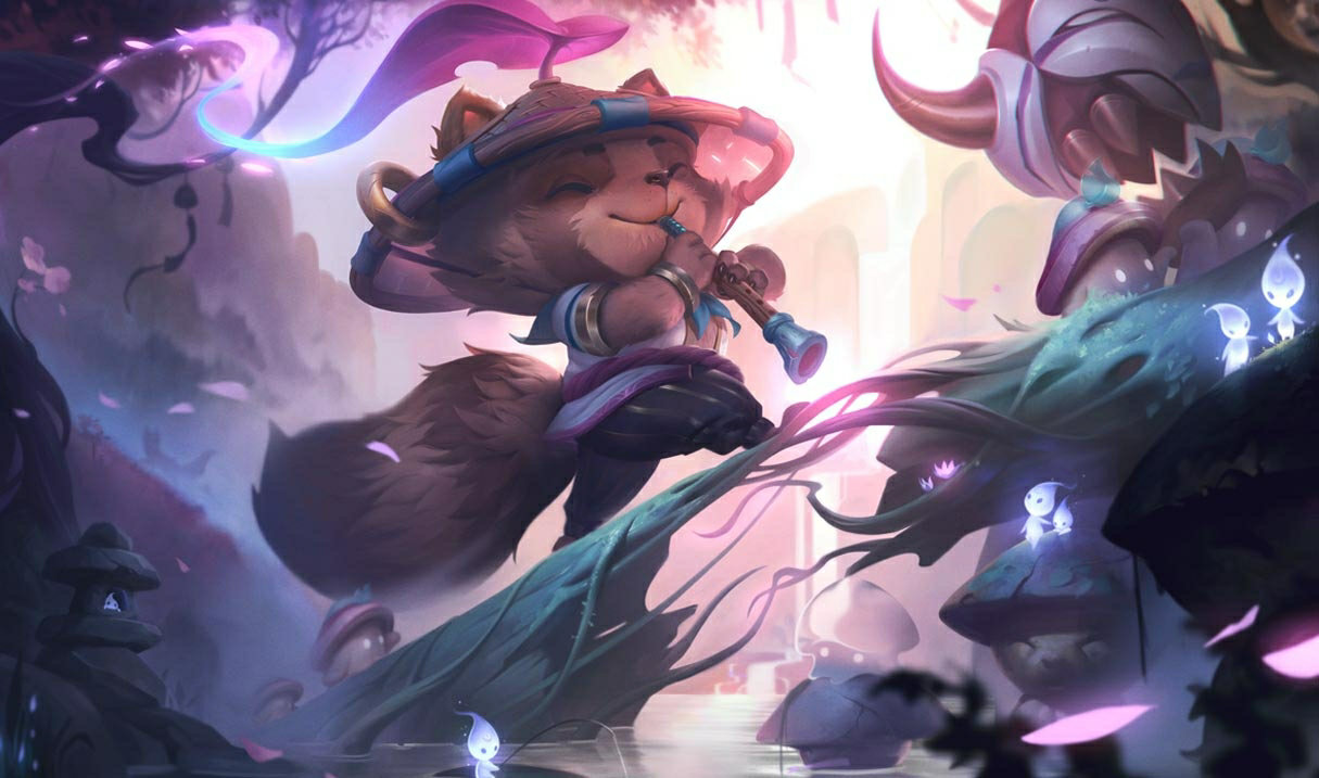 Spirit Blossom Teemo splash art