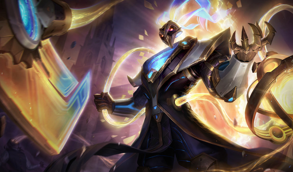 Prestige Pulsefire Thresh (2022) splash art