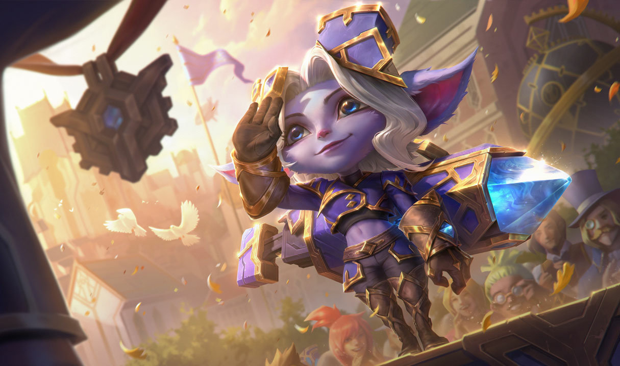 Hextech Tristana splash art