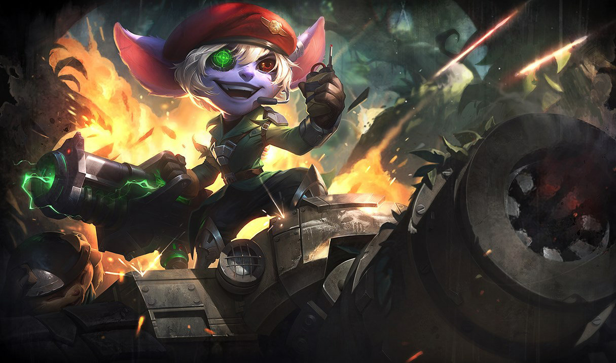 Omega Squad Tristana splash art