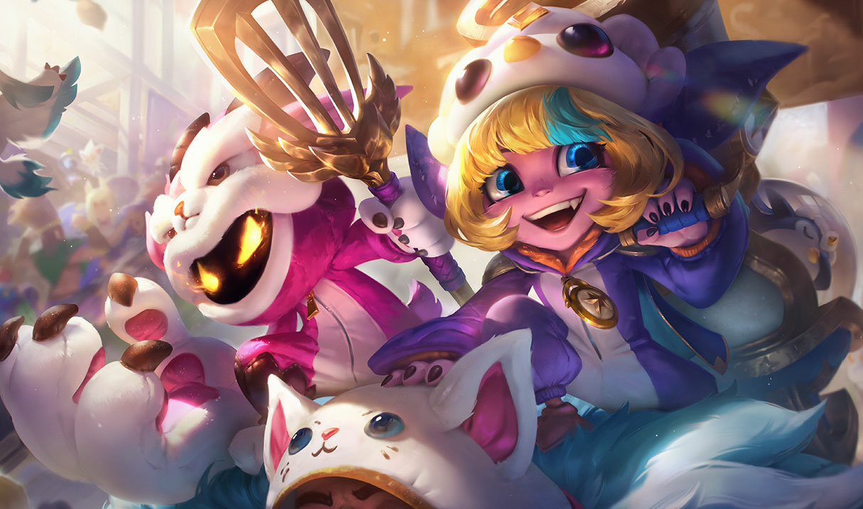 Pengu Cosplay Tristana splash art