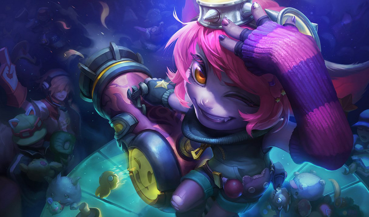 Riot Girl Tristana splash art