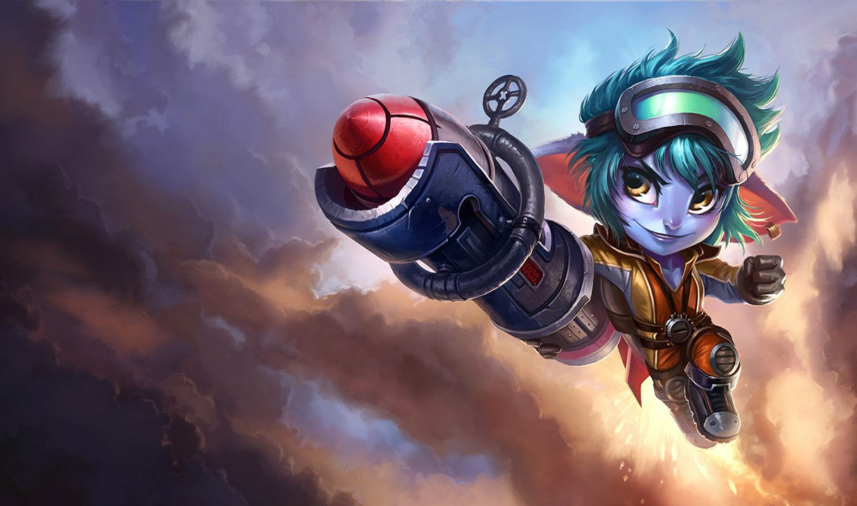 Rocket Girl Tristana splash art