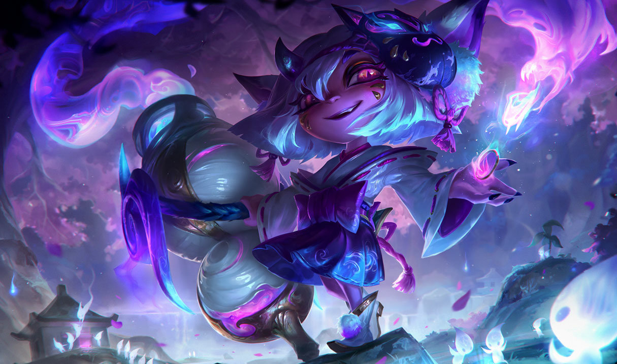 Spirit Blossom Tristana splash art